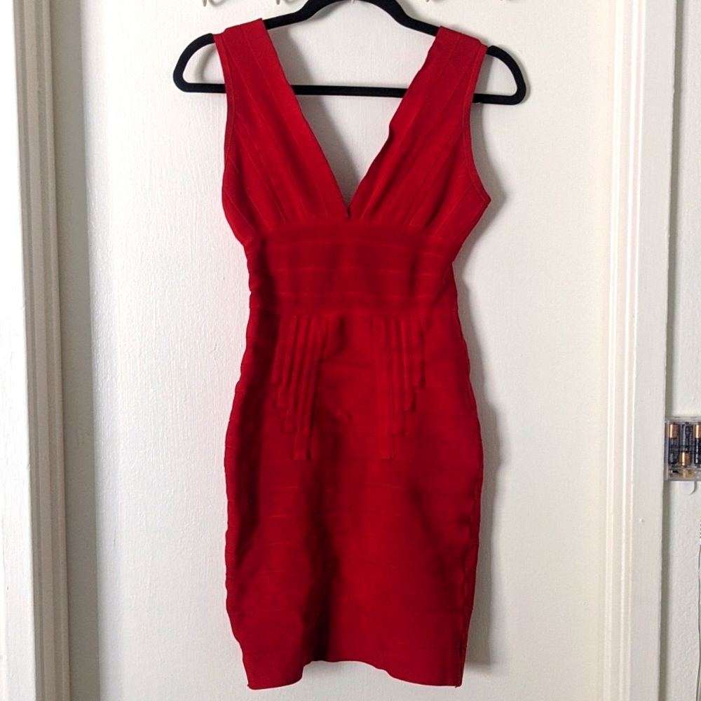 Red Bandage dress